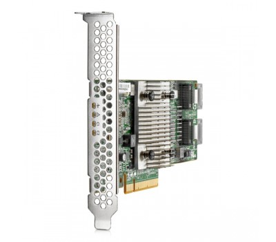 Контроллер HP Smart Host Bus Adapter H240/ 12G (Zero Memory) (2x int (mini-SAS) ports) PCI-E3.0 x8, incl. h/ h & f/ h. brckts, for DL160/ 180 Gen9 (726907-B21)